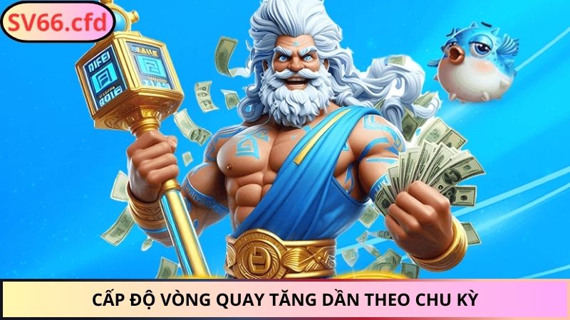 Cấp độ vòng quay tăng dần theo chu kỳ